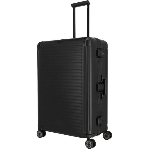 Большой алюминиевый чемодан Travelite NEXT 2.0 – 100 л, 6,7 кг Черный
