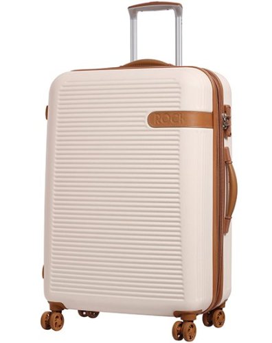 Велика валіза 83/104 л Rock Valiant Cream Hardshell Expandable (M)