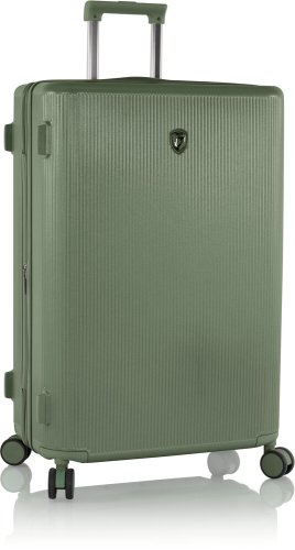 Велика валіза Heys Earth Tones на 105/125 л вагою 4,8 кг із полікарбонату Зелений