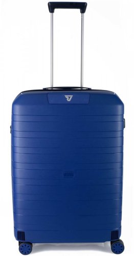 Велика валіза із поліпропілену 80 л Roncato Box 2.0 blue Велика валіза із поліпропілену 80 л Roncato Box 2.0 blue