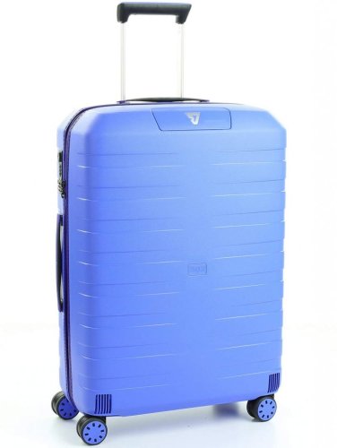 Большой чемодан из полипропилена 80 л Roncato Box 2.0 Sky blue