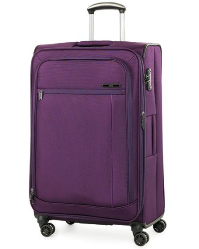 Большой чемодан из текстиля 4-х колесный 87/101 л Rock Octo-Drive II (L) Purple