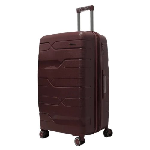 Велика валіза Milano Bag 115/132 л із поліпропілену 4,4 кг Бордовий Велика валіза Milano Bag 115/132 л із поліпропілену 4,4 кг Бордовий