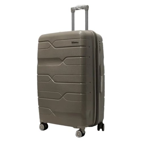 Велика валіза Milano Bag 115/132 л із поліпропілену 4,4 кг Шампань Велика валіза Milano Bag 115/132 л із поліпропілену 4,4 кг Шампань