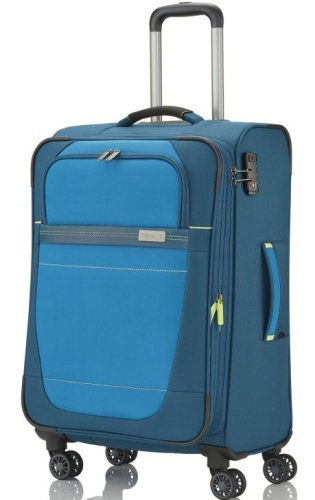 Велика валіза на 4-х колесах 69/79 л Travelite Meteor, синій