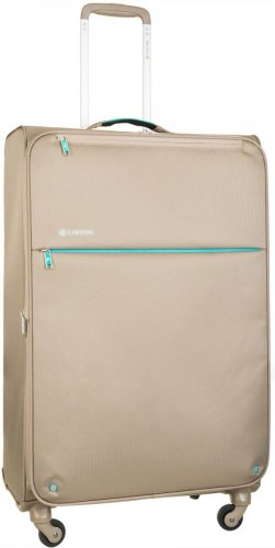 Велика валіза на 4-х колесах 91/107 л Carlton Ozone, пісочний