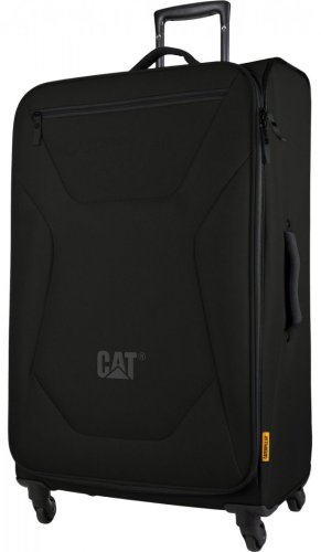 Велика валіза на 4-х колесах 95 л CAT Easy, чорний