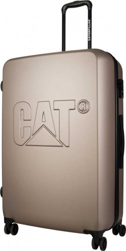 Большой чемодан на 4-х колесах 97 л CAT CAT-D, коричневый