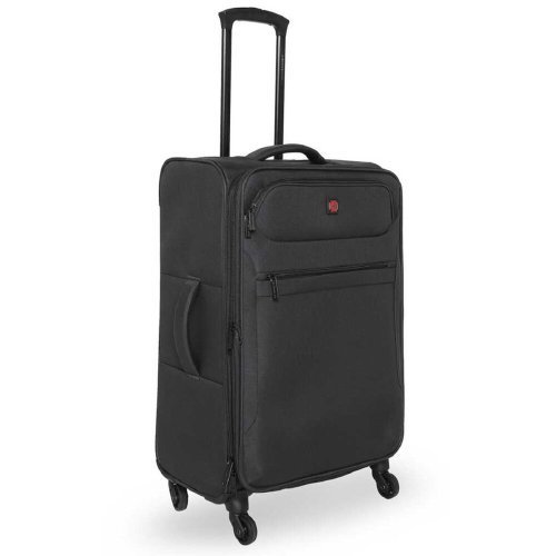 Велика валіза Swissbrand Hamilton тканинна на 95 л вагою 3,7 кг Сірий Велика валіза Swissbrand Hamilton тканинна на 95 л вагою 3,7 кг Сірий