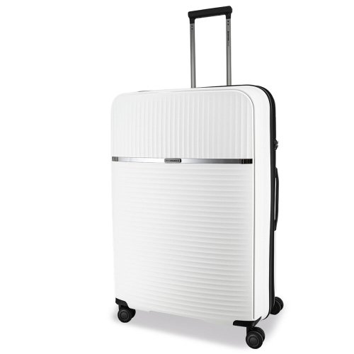 Велика валіза Swissbrand Malden на 113/130 л вагою 4,2 кг з поліпропілену Білий Велика валіза Swissbrand Malden на 113/130 л вагою 4,2 кг з поліпропілену Білий