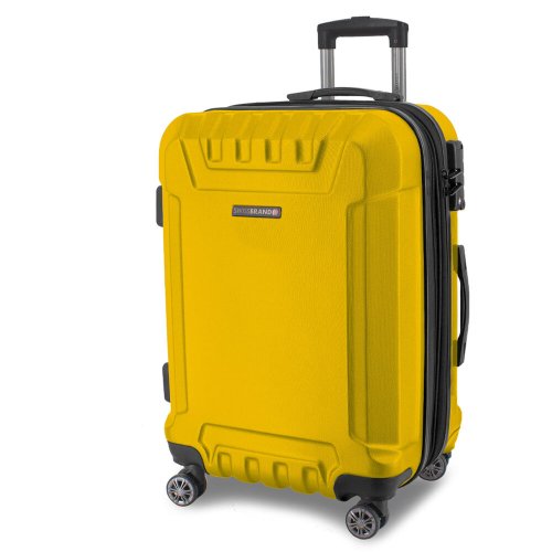 Велика валіза Swissbrand Ranger на 104/119 л вагою 4,4 кг Жовта