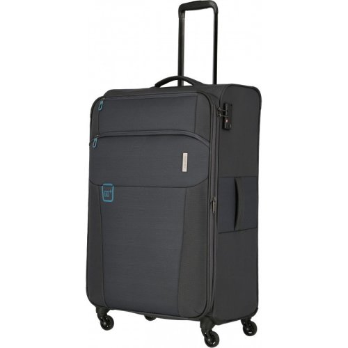 Большой чемодан Travelite GO вес 3,1 кг на 90/97 л Антрацит Большой чемодан Travelite GO вес 3,1 кг на 90/97 л Антрацит