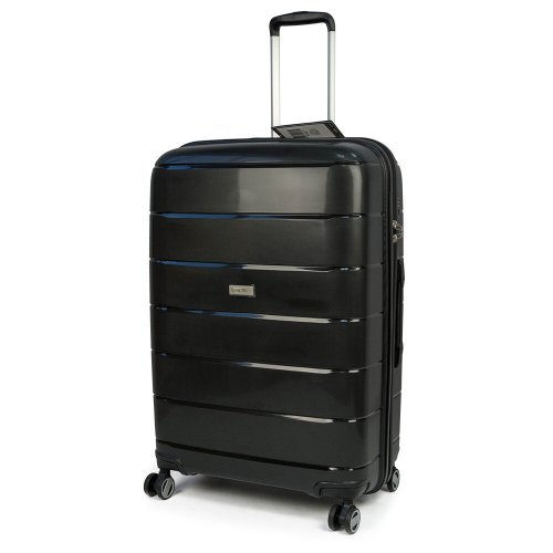 Большой чемодан Travelite Paklite Mailand Deluxe на 102 л весом 4,6 кг из полипропилена Черный Большой чемодан Travelite Paklite Mailand Deluxe на 102 л весом 4,6 кг из полипропилена Черный
