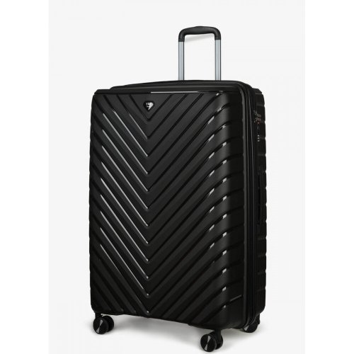 Велика валіза V&V Travel Invictus – 108/120 л, 4,3 кг Чорна Велика валіза V&V Travel Invictus – 108/120 л, 4,3 кг Чорна