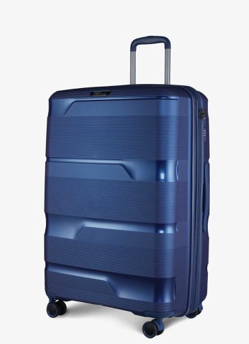 Большой чемодан V&amp;V Travel Metallo – 105 / 115 л, 4,5 кг Синий