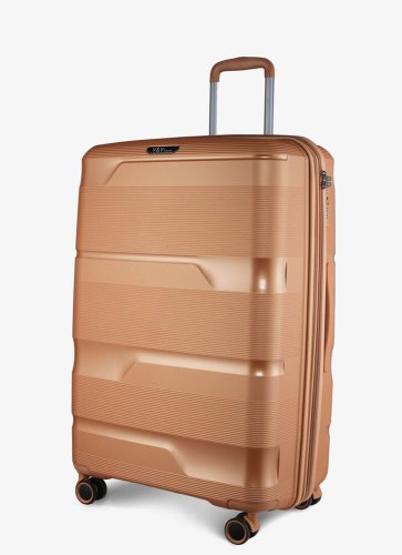 Большой чемодан V&V Travel Metallo – 105 / 115 л, 4,5 кг Золотой Большой чемодан V&V Travel Metallo – 105 / 115 л, 4,5 кг Золотой