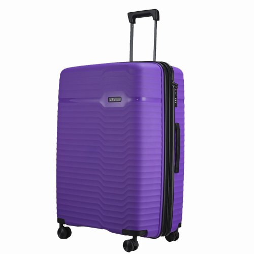 Большой чемодан V&V Travel Summer Breeze на 115/125 л весом 4,3 кг из полипропилена Фиолетовый Большой чемодан V&V Travel Summer Breeze на 115/125 л весом 4,3 кг из полипропилена Фиолетовый