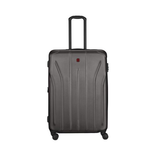 Большой чемодан Wenger Oryson 103/121 л весом 4,86 кг из поликарбоната Серый