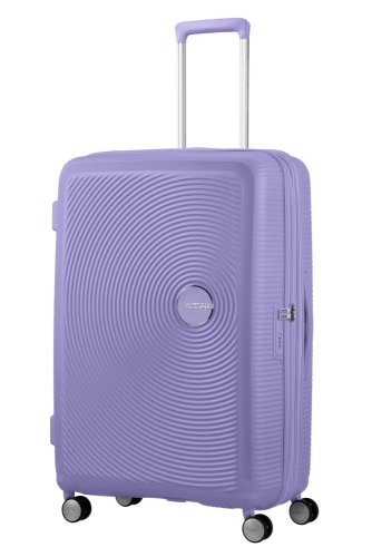 Большой чемодан American Tourister Soundbox – 97 / 110 л, 4,2 кг Лавандовый