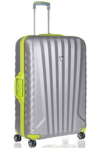 Велика елітна валіза 80 л Roncato Uno SL Green/Silver