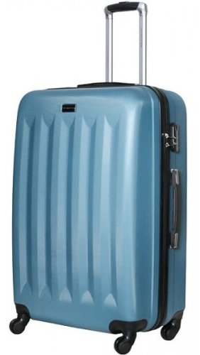Велика пластикова валіза 96 л Vip Collection Benelux 28 Blue