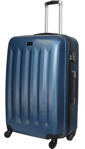 Велика пластикова валіза 96 л Vip Collection Benelux 28 Navy