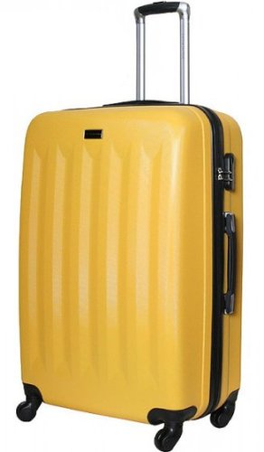 Велика пластикова валіза 96 л Vip Collection Benelux 28 Yellow