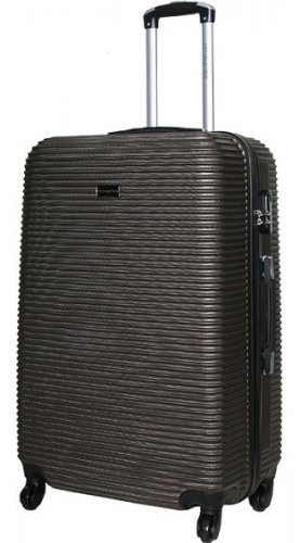 Большой пластиковый чемодан 96 л Vip Collection Sierra Madre 28 Brown