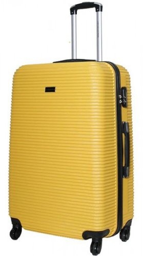 Большой пластиковый чемодан 96 л Vip Collection Sierra Madre 28 Yellow