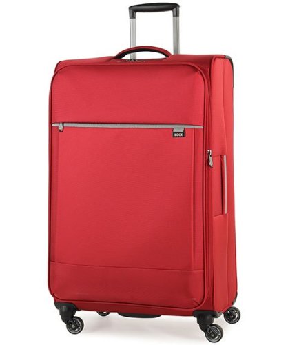 Велика текстильна валіза на 4-х колесах 84/97 л Rock Vapour-Lite II (L) Red