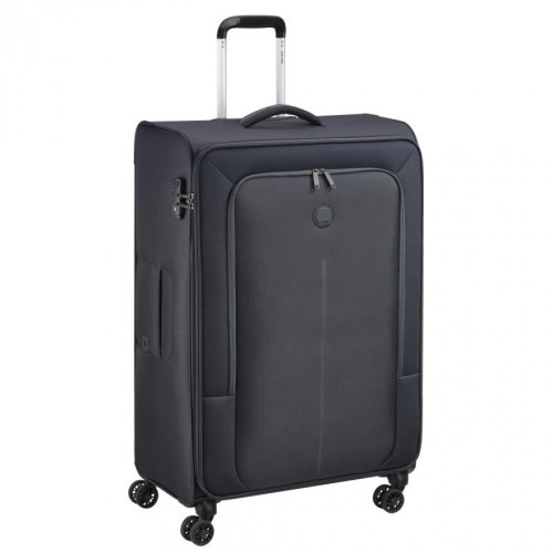 Велика тканинна валіза DELSEY CARACAS на 100 л вагою 3,4 кг Чорний