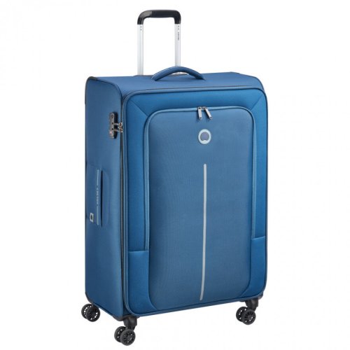Велика тканинна валіза DELSEY CARACAS на 100 л вагою 3,4 кг Синій