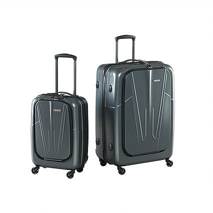 Caribee Concourse Series Luggage комплект валіз з полікарбонату на 4 колесах графітовий
