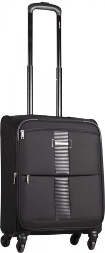 CARLTON Newbury 37 л валіза тканинна чорна з розширювальною блискавкою CARLTON Newbury 37 л валіза тканинна чорна з розширювальною блискавкою