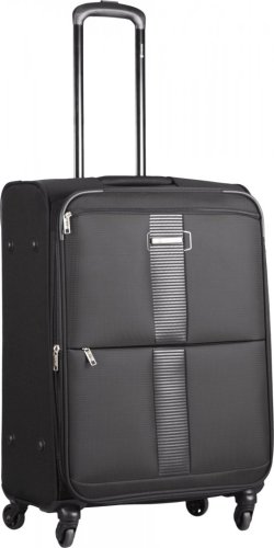 CARLTON Newbury 64,5 л чемодан тканевый черный с расширительной молнией CARLTON Newbury 64,5 л чемодан тканевый черный с расширительной молнией