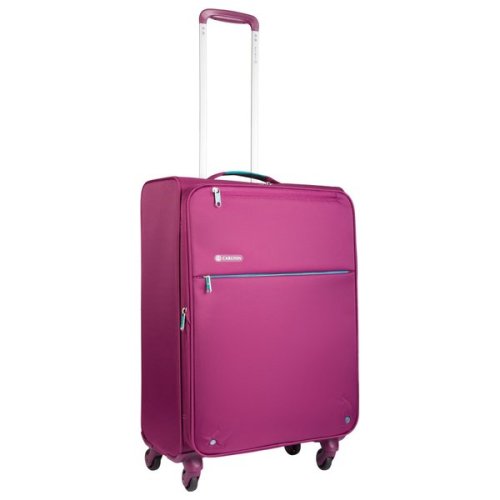 CARLTON Ozone 91/107 л чемодан из полиэстера на 4 колесах фиолетовый