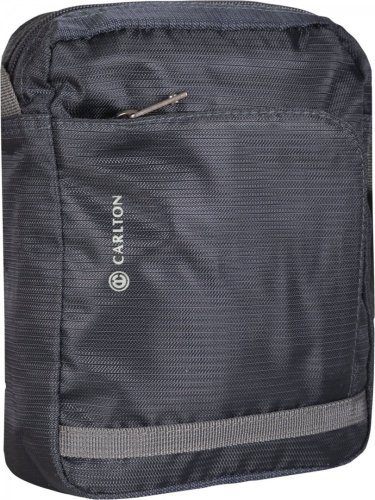 CARLTON Travel Accessories 1,7 л сумка повсякденна через плече сіра CARLTON Travel Accessories 1,7 л сумка повсякденна через плече сіра