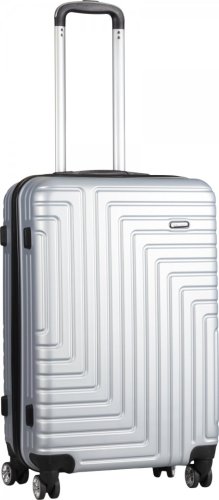 CARLTON Zigzag 62 л чемодан из пластика серебристый CARLTON Zigzag 62 л чемодан из пластика серебристый