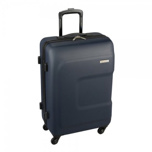 Carry:Lite Comet Navy (M) 62 л чемодан из пластика на 4 колесах синий