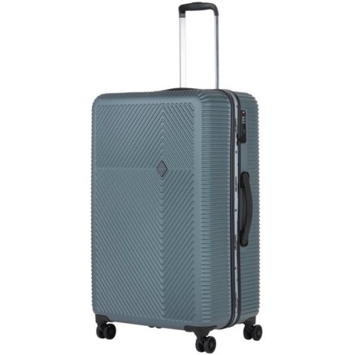 CarryOn Connect (L) Dark Grey 85 л чемодан из поликарбоната на 4 колесах темно-серый