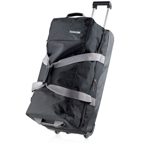 CarryOn Daily 108 Black 108 л сумка дорожня на колесах з поліестеру чорна CarryOn Daily 108 Black 108 л сумка дорожня на колесах з поліестеру чорна