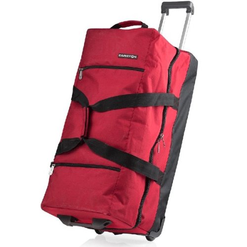 CarryOn Daily 108 Red 108 л сумка дорожная на колесах из полиэстера красная