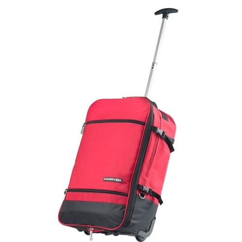 CarryOn Daily 44 л сумка-рюкзак на колесах з поліестеру червона