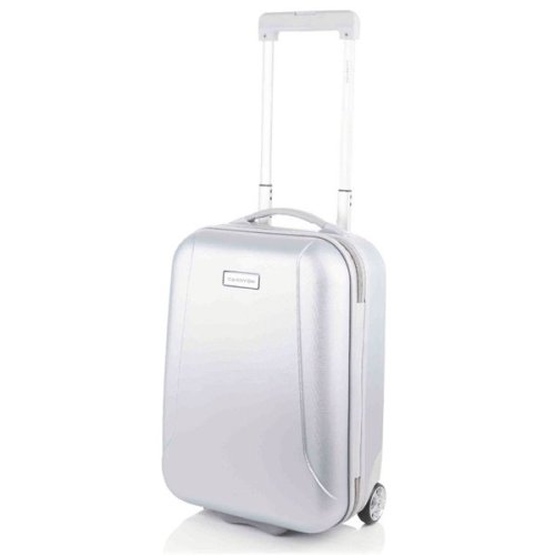 CarryOn Skyhopper 2X (S) Silver 32 л чемодан из поликарбоната на 2 колесах серебро