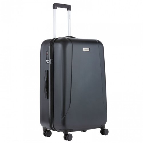 CarryOn Skyhopper 85 л валіза з полікарбонату на 4 колесах чорна