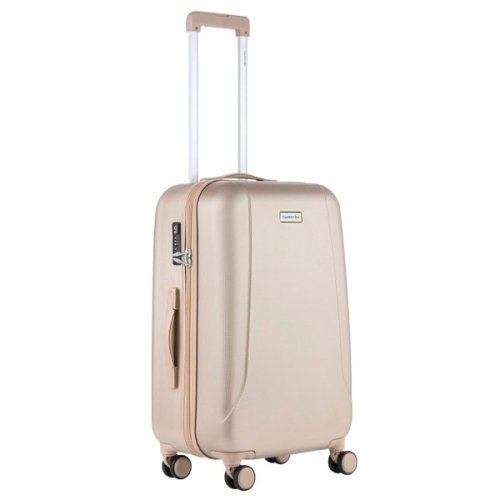 CarryOn Skyhopper (M) Champagne 57 л валіза з полікарбонату на 4 колесах шампань CarryOn Skyhopper (M) Champagne 57 л валіза з полікарбонату на 4 колесах шампань