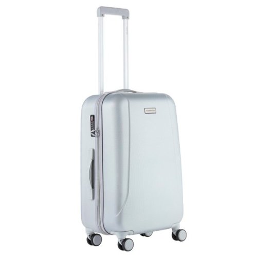 CarryOn Skyhopper (S) Silver 32 л чемодан из поликарбоната на 4 колесах серебро