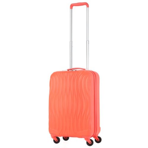 CarryOn Wave (S) Coral 35 л чемодан из поликарбоната на 4 колесах коралловый