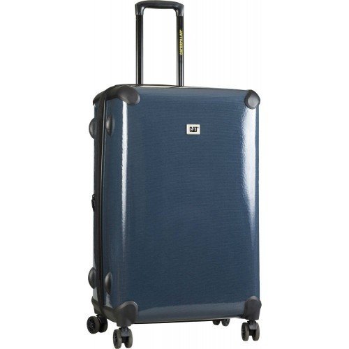 CAT Iris 105 л чемодан из полипропилена на 4 колесах темно-синий CAT Iris 105 л чемодан из полипропилена на 4 колесах темно-синий