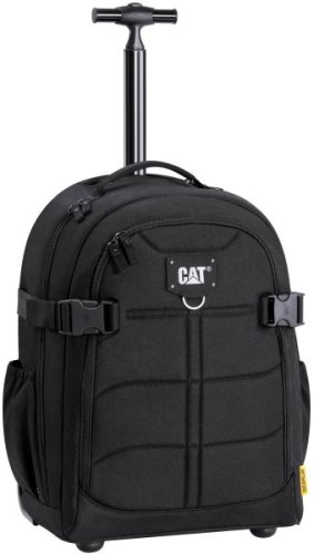 CAT Millennial Cargo 50 л сумка на колесах с отделением для ноутбука из полиэстера на 2 колесах черная